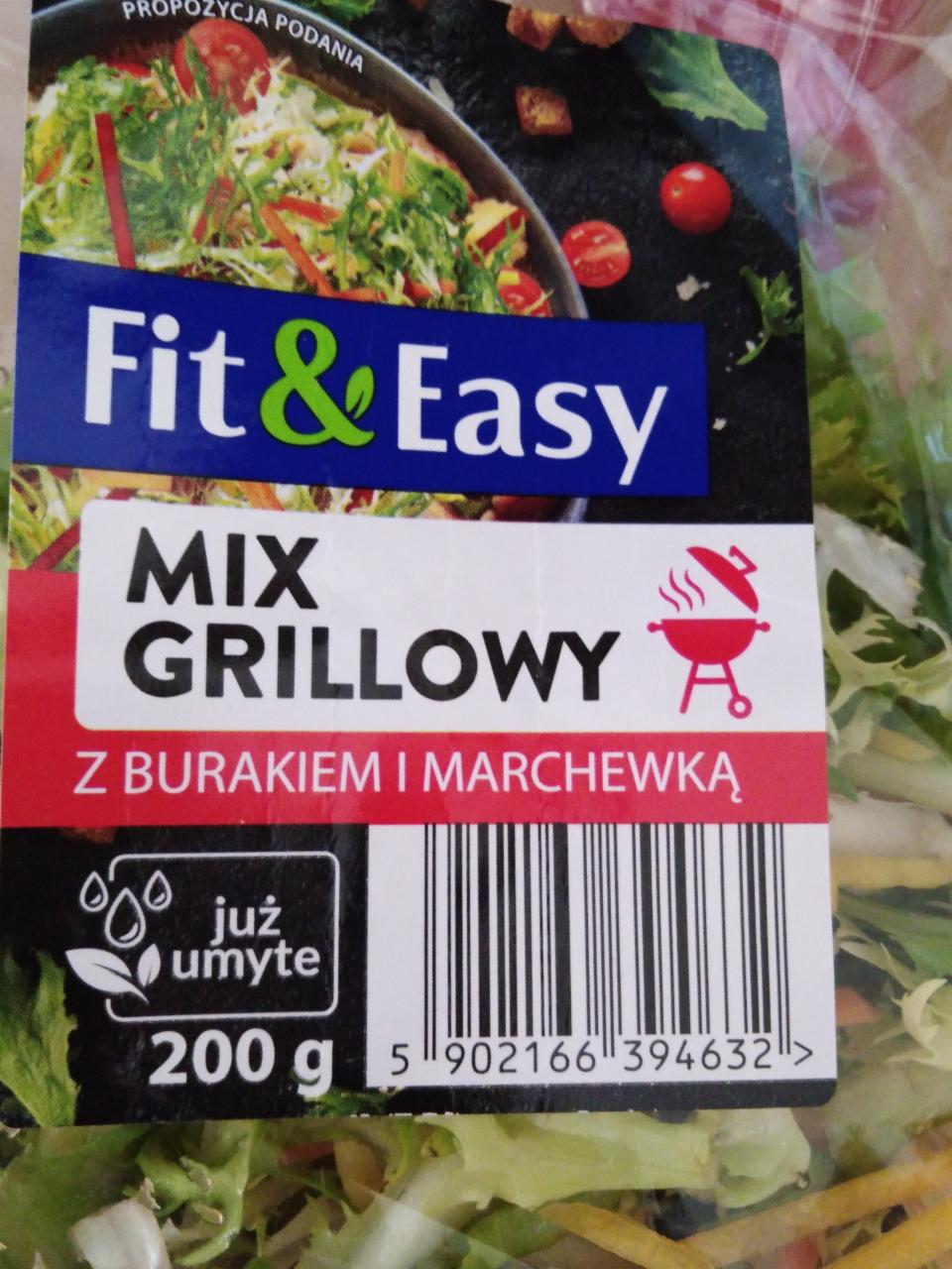 Zdjęcia - Mix grillowy z burakiem i marchewką Fit&Easy