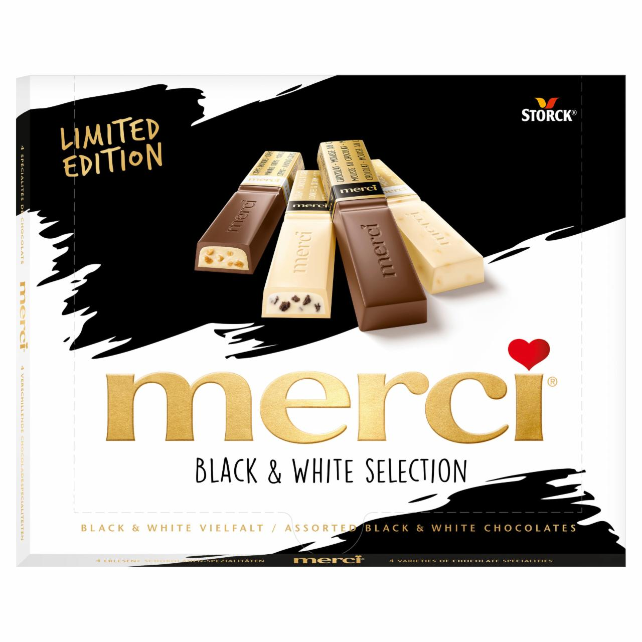 Zdjęcia - merci Black & White Selection Kolekcja czekoladek 240 g