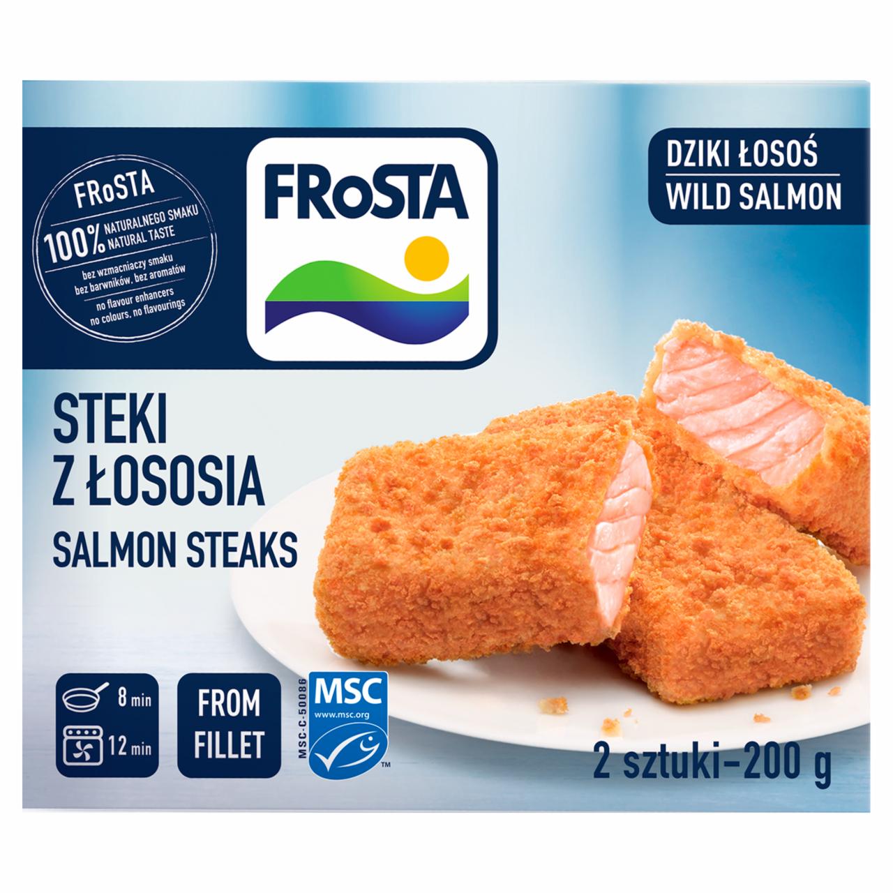 Zdjęcia - FRoSTA Steki z łososia 200 g (2 sztuki)