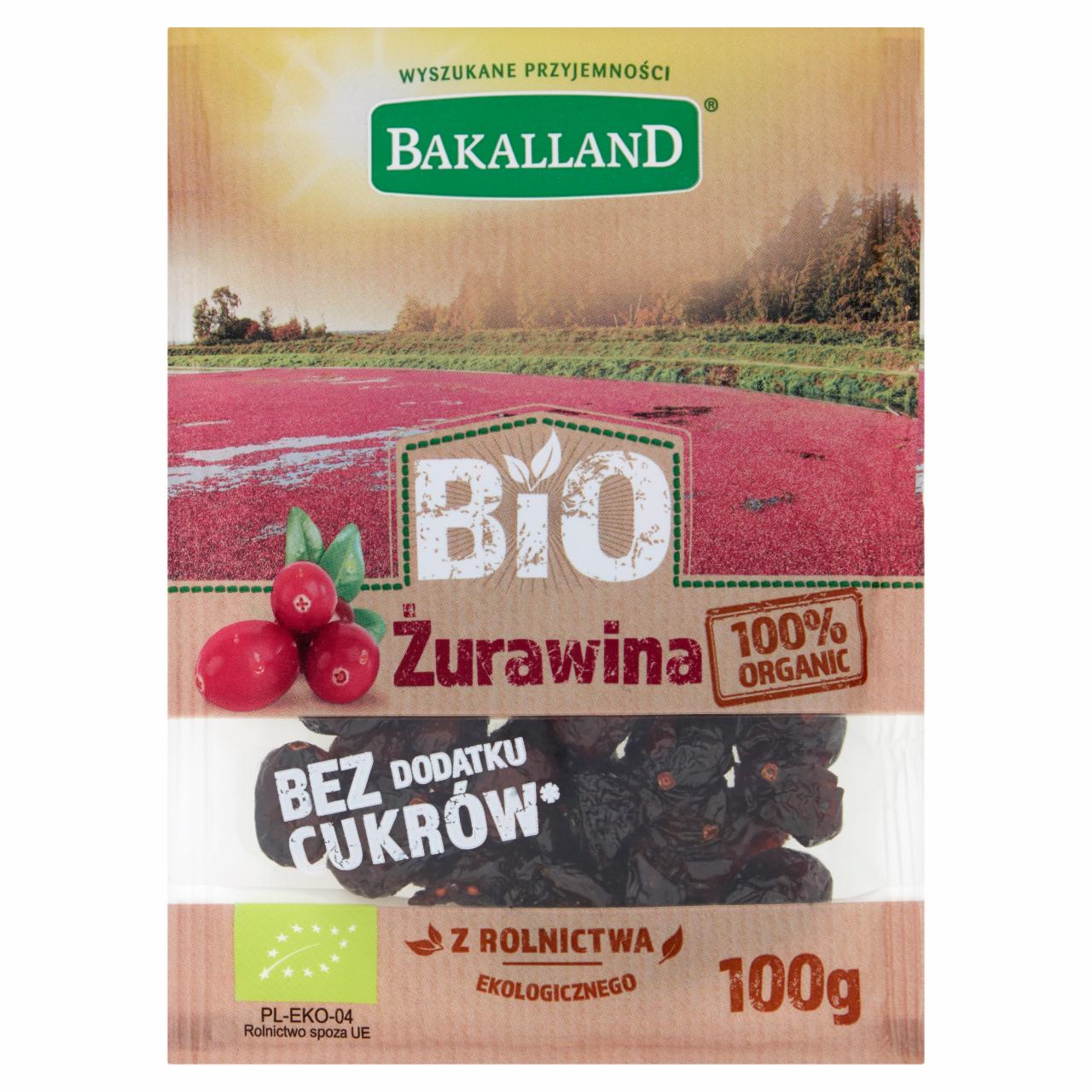 Zdjęcia - Bakalland Bio żurawina 100 g