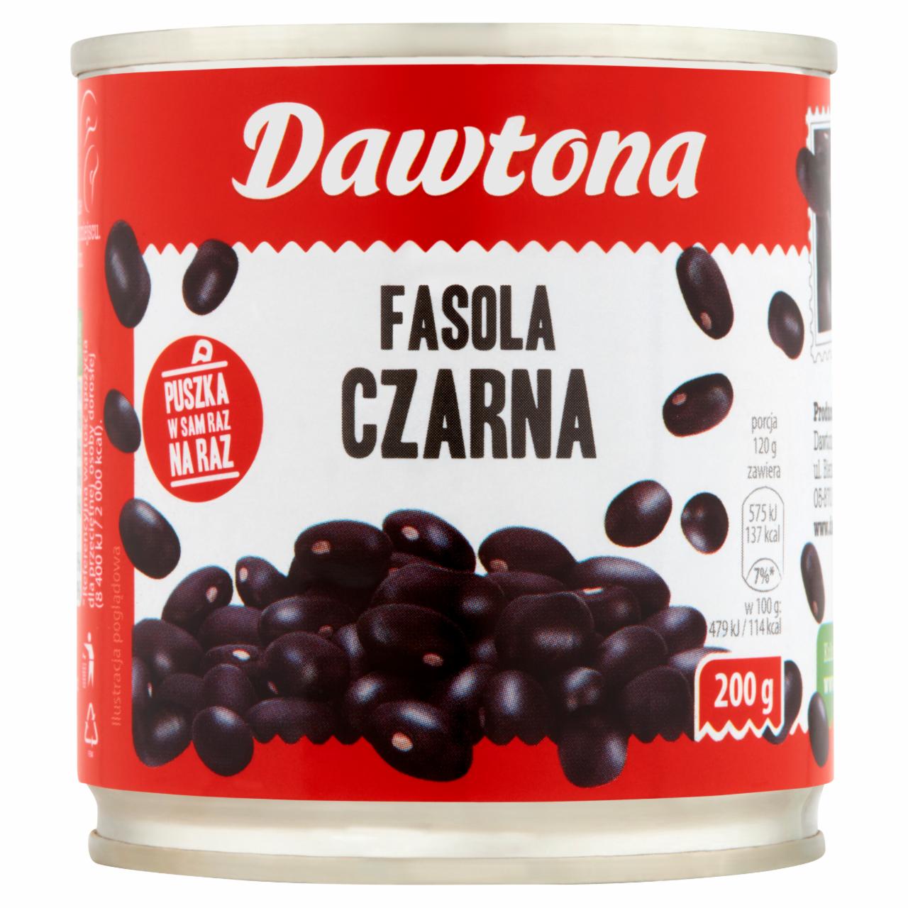 Zdjęcia - Dawtona Fasola czarna 200 g