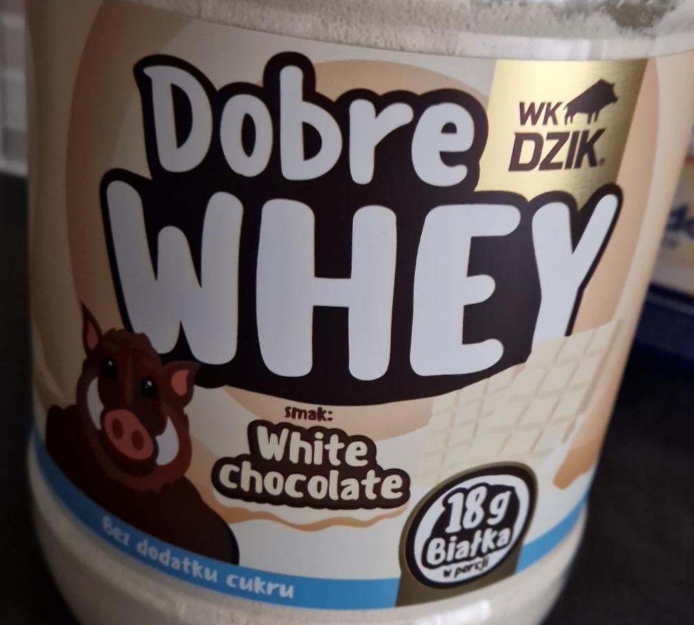 Zdjęcia - Dobre whey white chocolate WK Dzik
