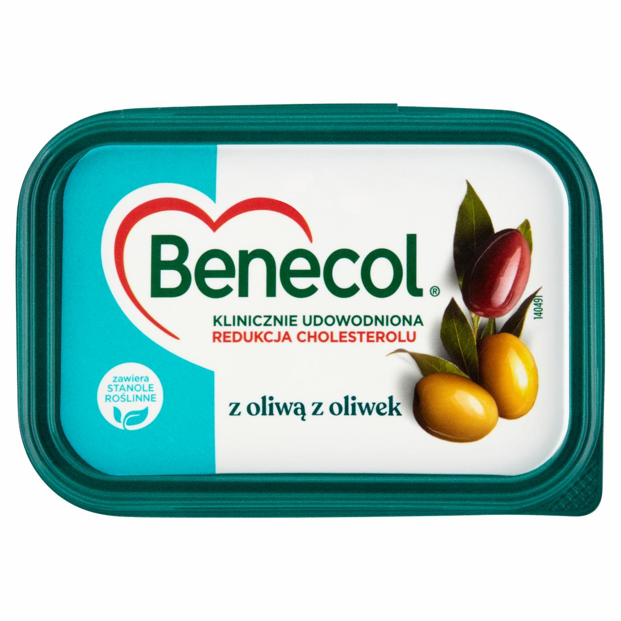 Zdjęcia - Benecol Tłuszcz do smarowania z dodatkiem stanoli roślinnych z oliwą z oliwek 225 g