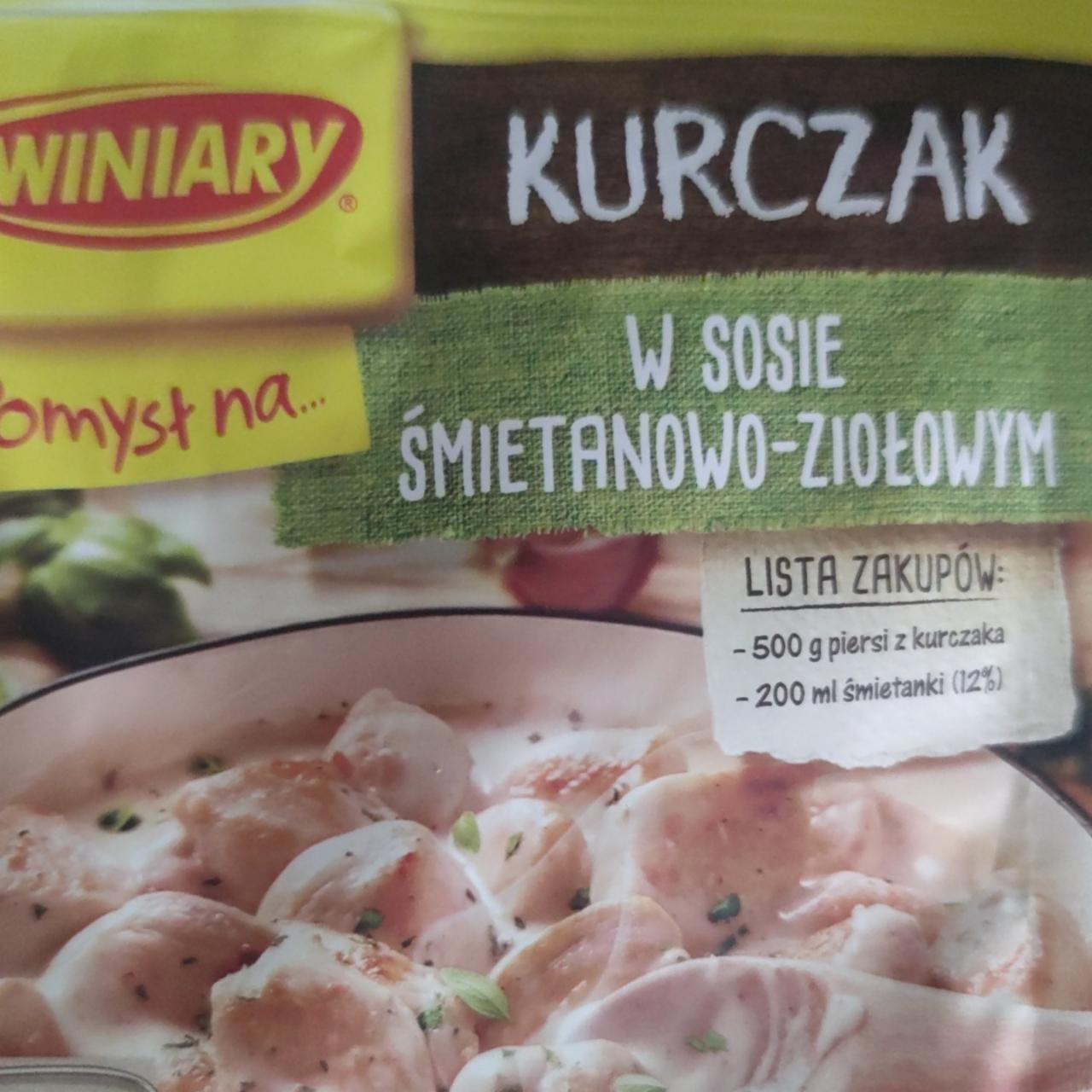 Zdjęcia - Kurczak w sosie śmietanowo-ziołowym Pomysł na Winiary