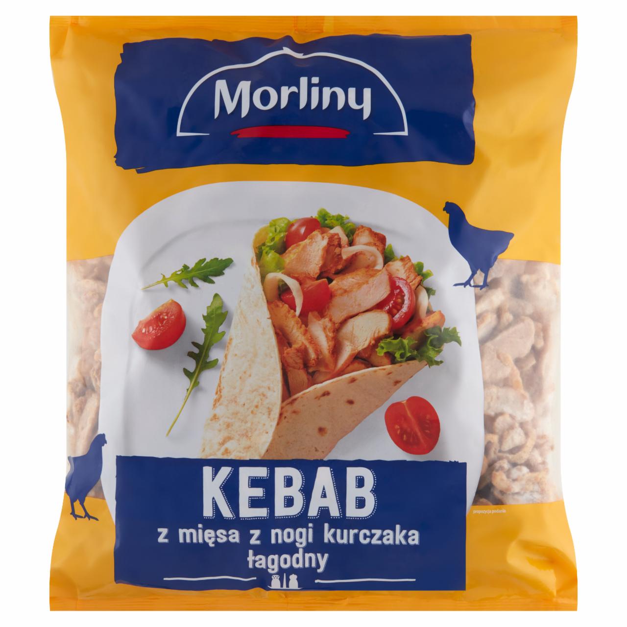 Zdjęcia - Morliny Kebab z mięsa z nogi kurczaka łagodny 2,5 kg
