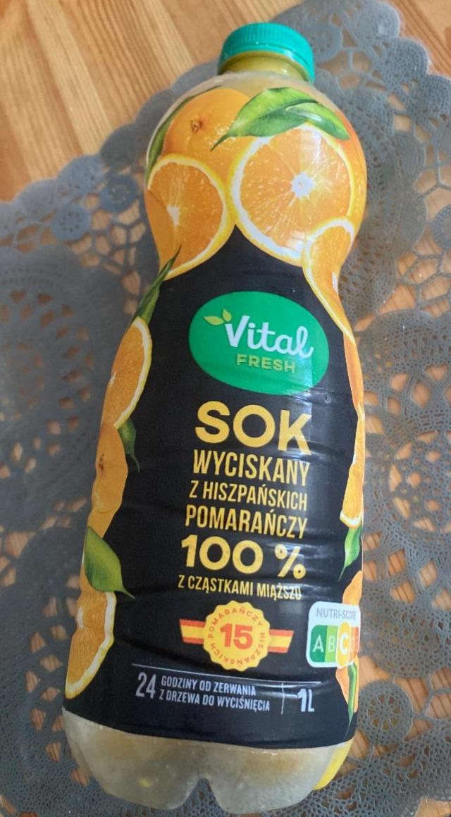 Zdjęcia - sok pomarańczowy wyciskany Vital Fresh