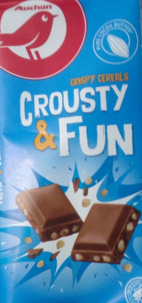 Zdjęcia - Auchan Crousty & Fun crispy cereals