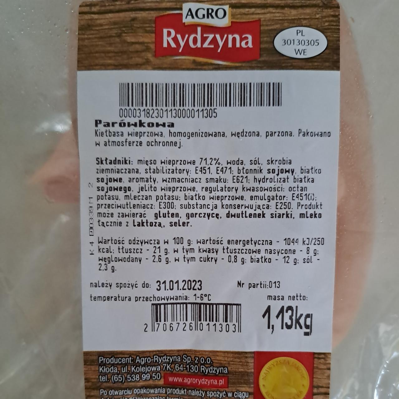 Zdjęcia - Parówkowa Agro Rydzyna