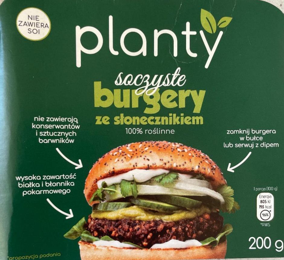 Zdjęcia - Soczyste burgery ze słonecznikiem Planty