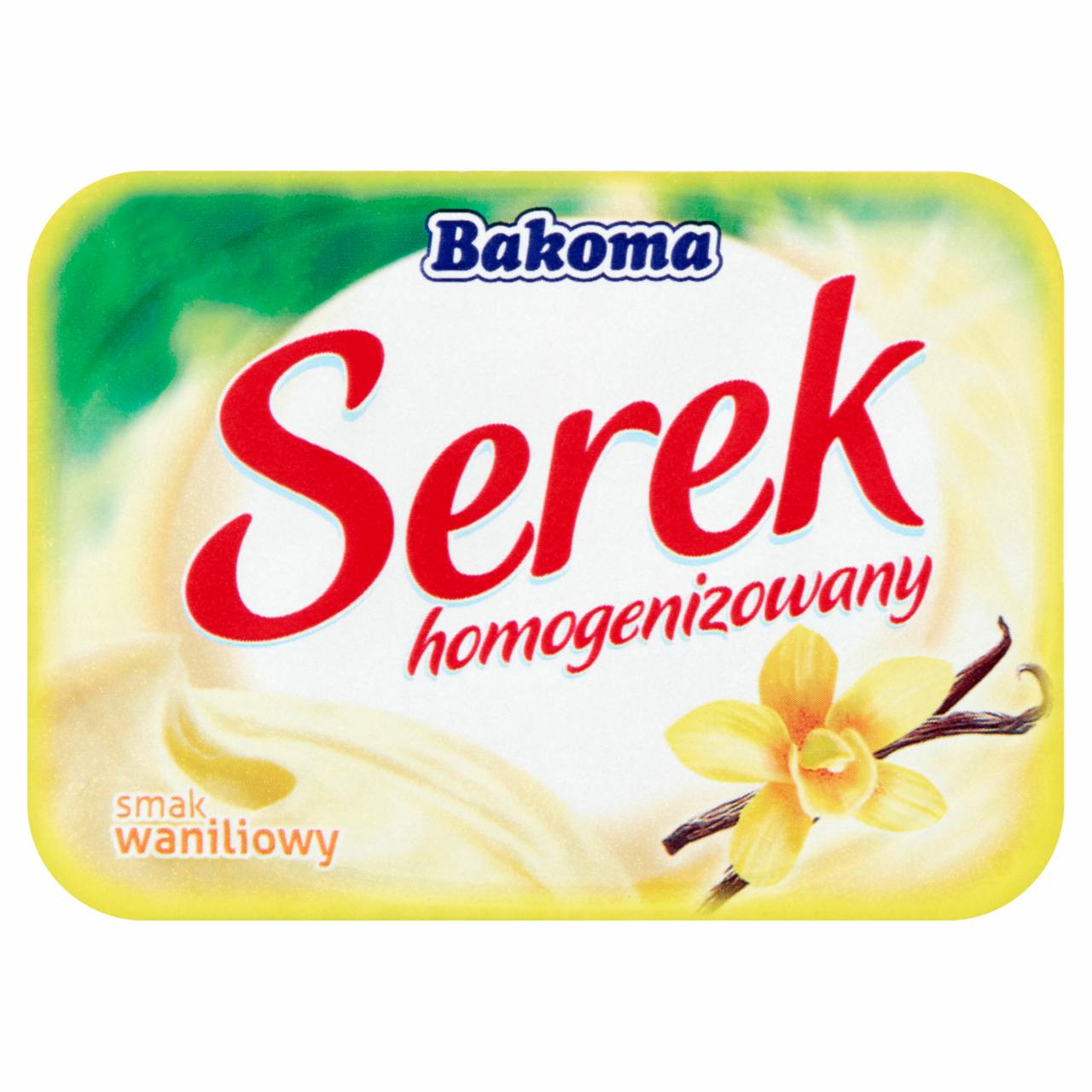 Zdjęcia - Bakoma Serek homogenizowany smak waniliowy 140 g