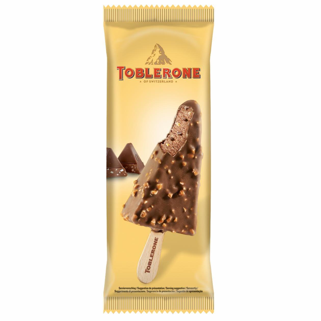 Zdjęcia - Toblerone Lody kakaowo-miodowe z kawałkami czekolady mlecznej z miodem i nugatem migdałowym 100 ml