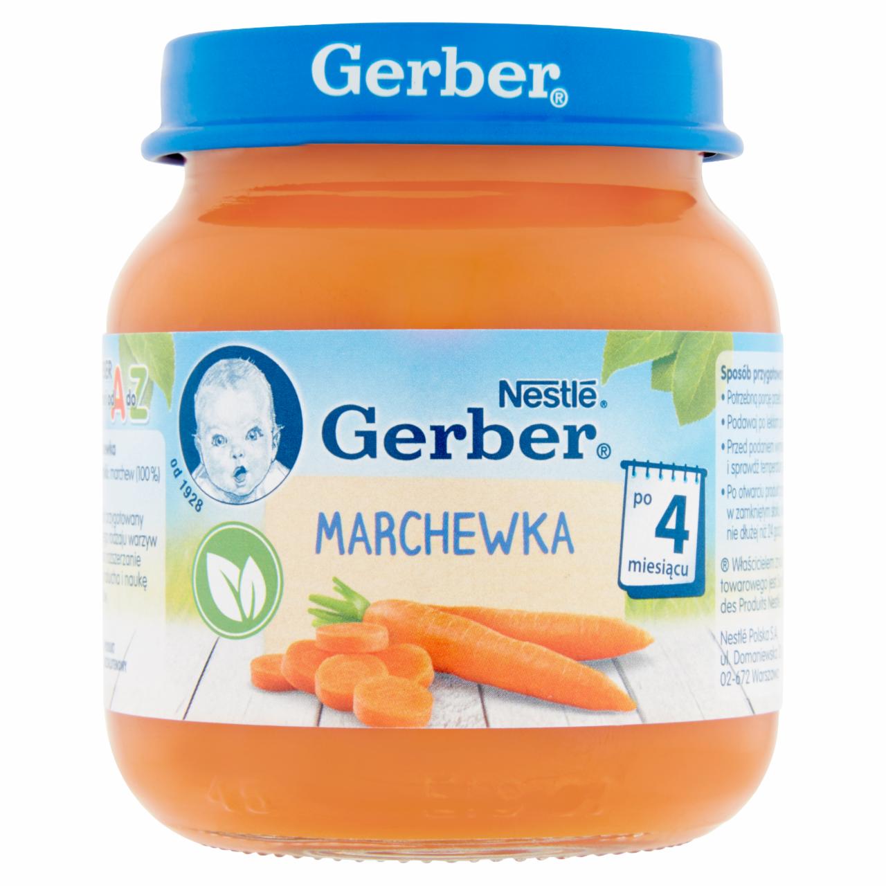 Zdjęcia - Gerber Marchewka dla niemowląt po 4. miesiącu 125 g