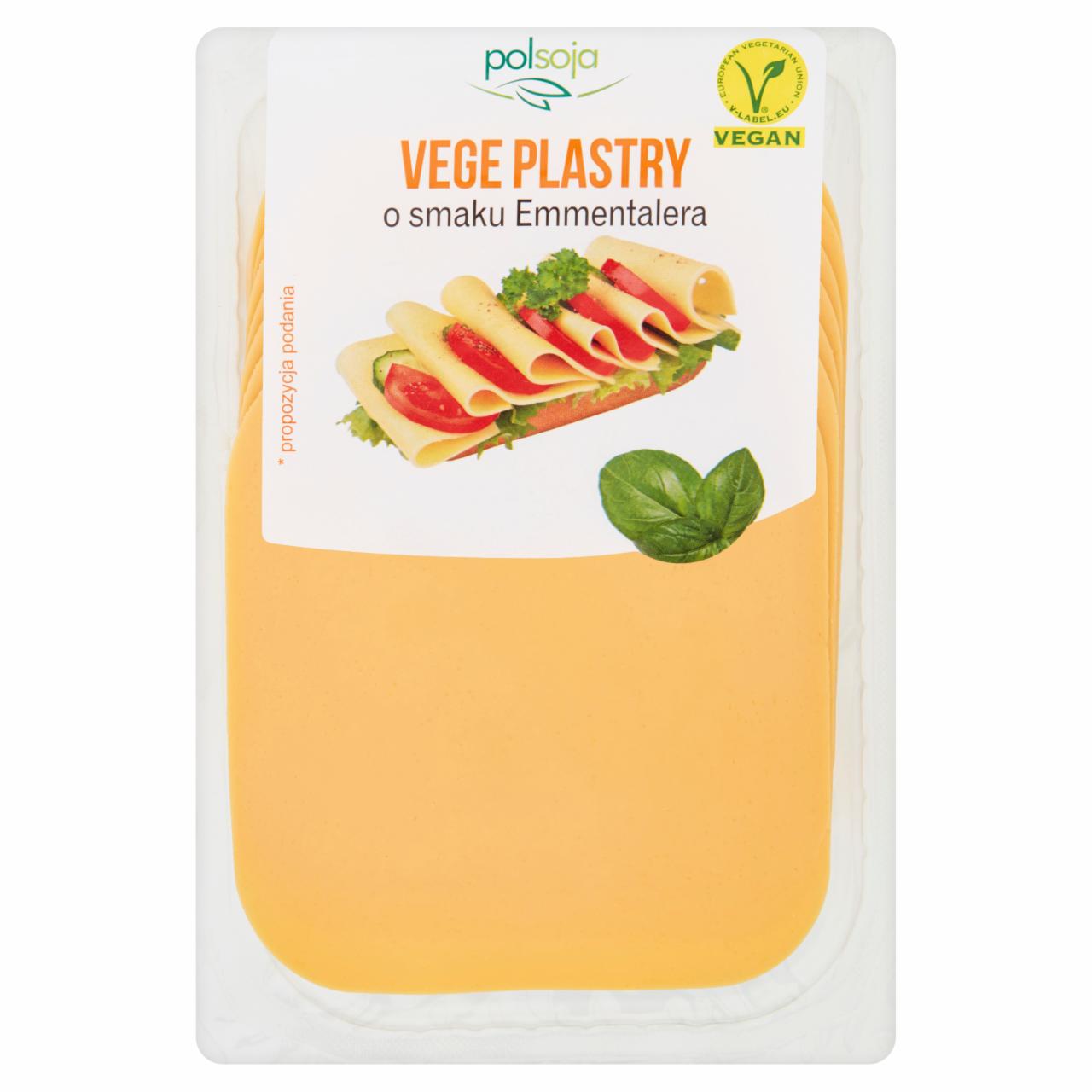 Zdjęcia - Polsoja Vege plastry o smaku Emmentalera 100 g