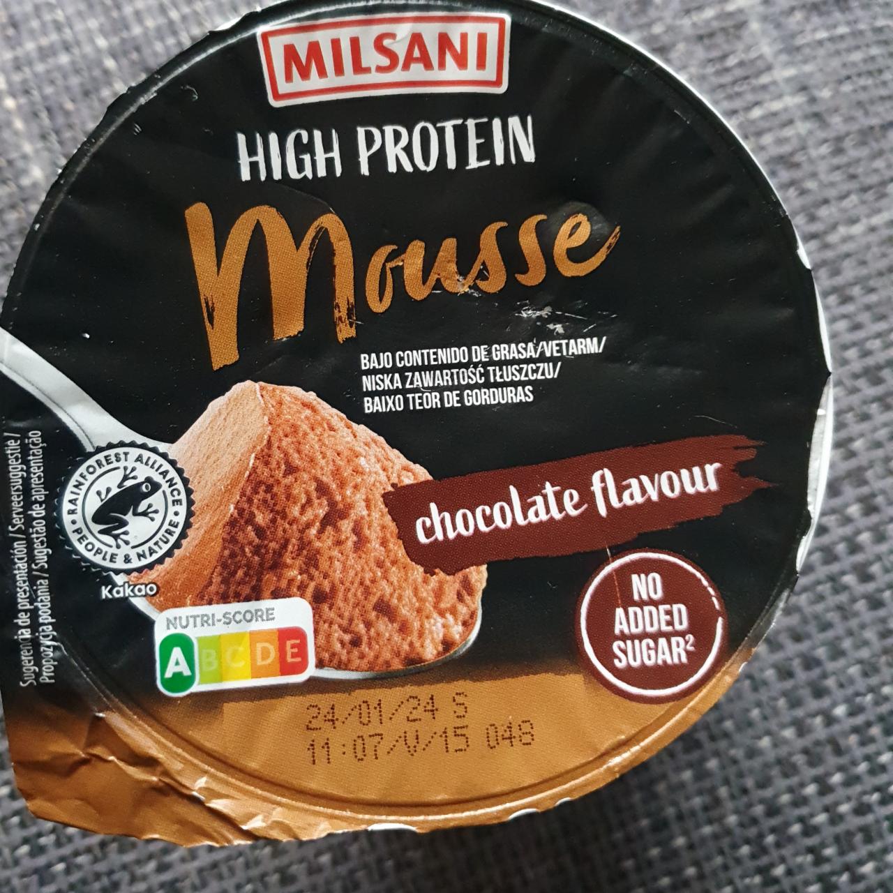 Zdjęcia - High protein mousse chocolate Milsani