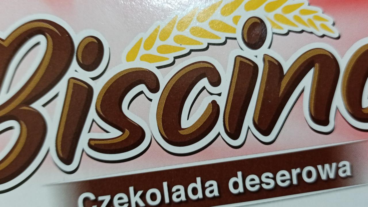 Zdjęcia - Ciastka maślane z czekoladą deserową Biscino