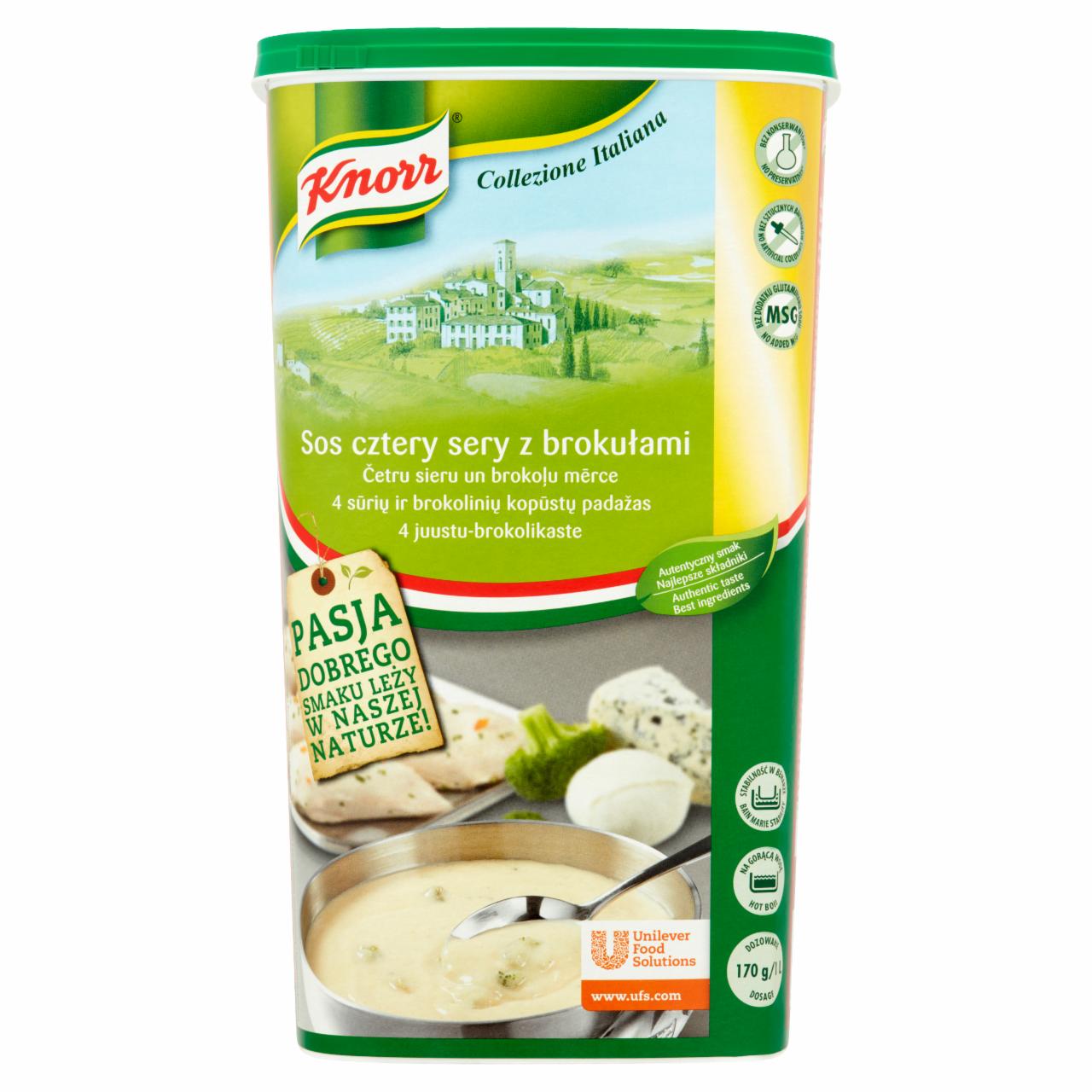 Zdjęcia - Knorr Sos cztery sery z brokułami 0,9 kg