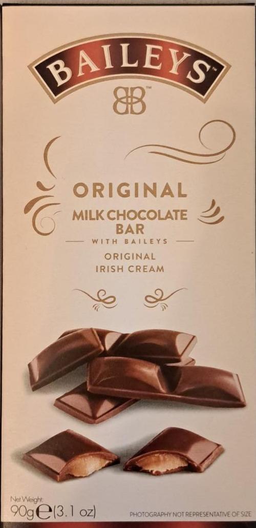 Zdjęcia - Original milk chocolate bar irish cream Baileys