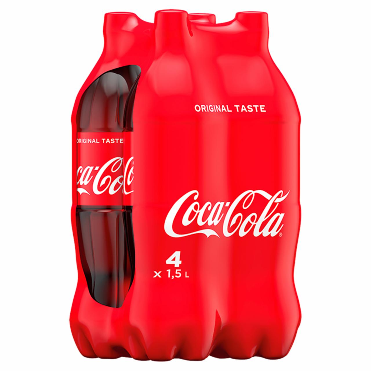 Zdjęcia - Coca-Cola Napój gazowany 4 x 1,5 l
