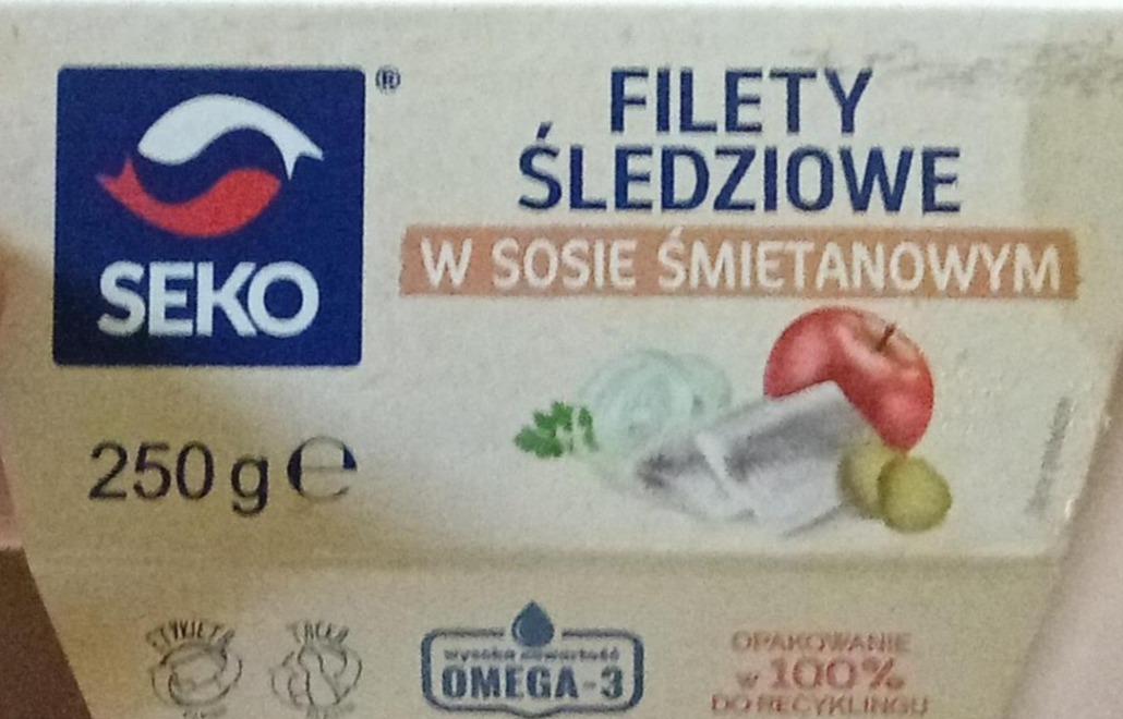 Zdjęcia - Filety śledziowe w sosie śmietanowym Seko