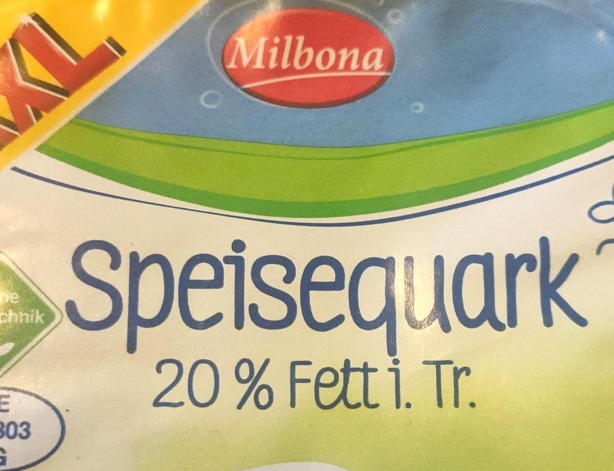 Zdjęcia - Speisequark 20% Milbona