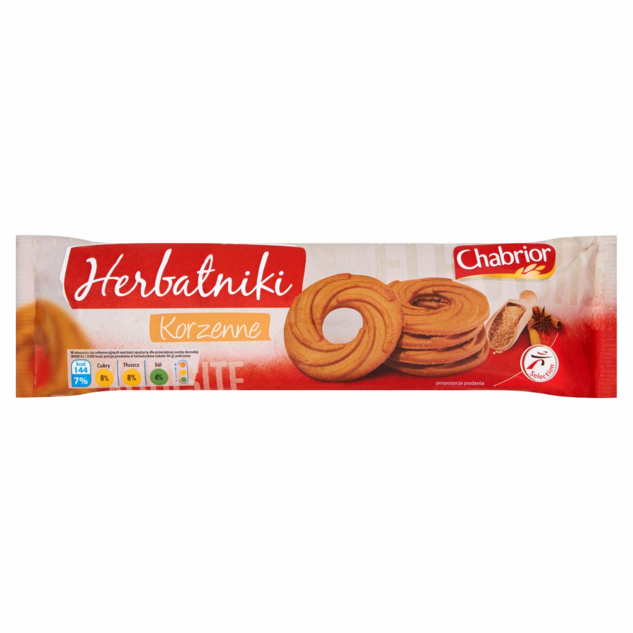 Zdjęcia - Chabrior Herbatniki korzenne 185 g