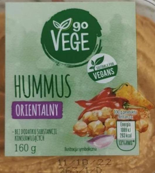 Zdjęcia - Hummus orientalny Go Vege