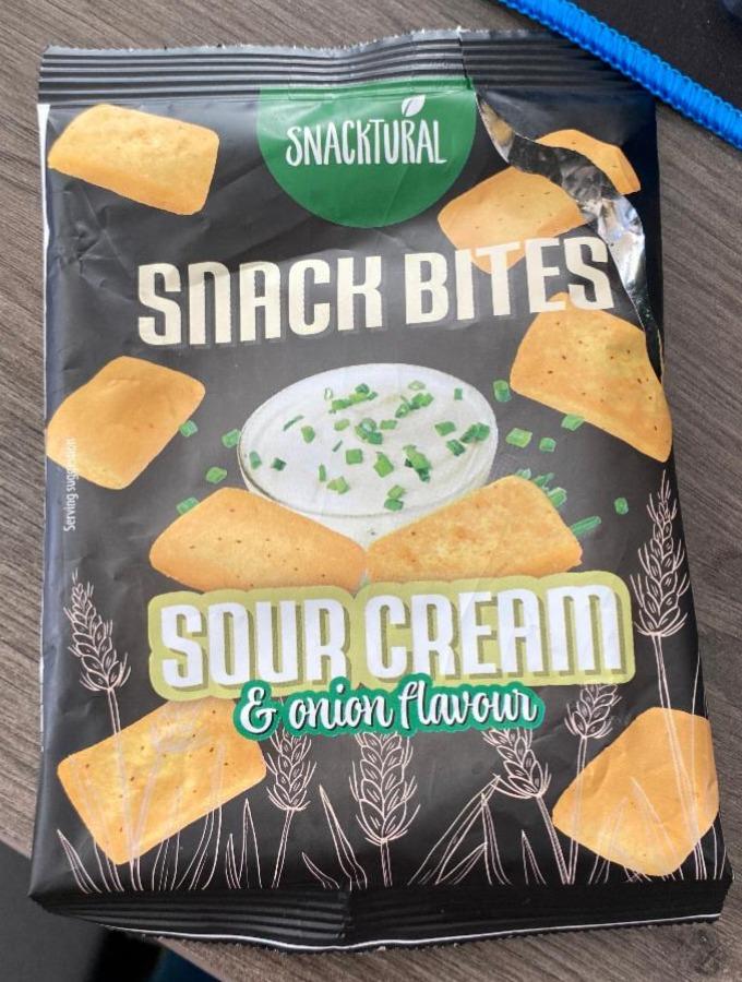 Zdjęcia - Snack Bites Sour Cream & Onion flavour Snacktural