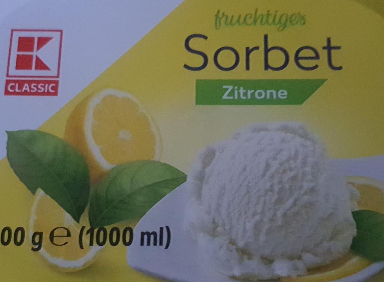 Zdjęcia - Sorbet Zitrone Kaufland