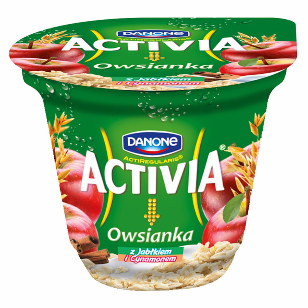 Zdjęcia - Danone Activia Owsianka z jabłkiem i cynamonem 190 g