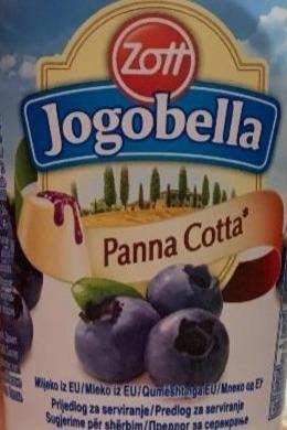 Zdjęcia - Jogurt Jogobella Panna Cotta borówka 2.7% Zott