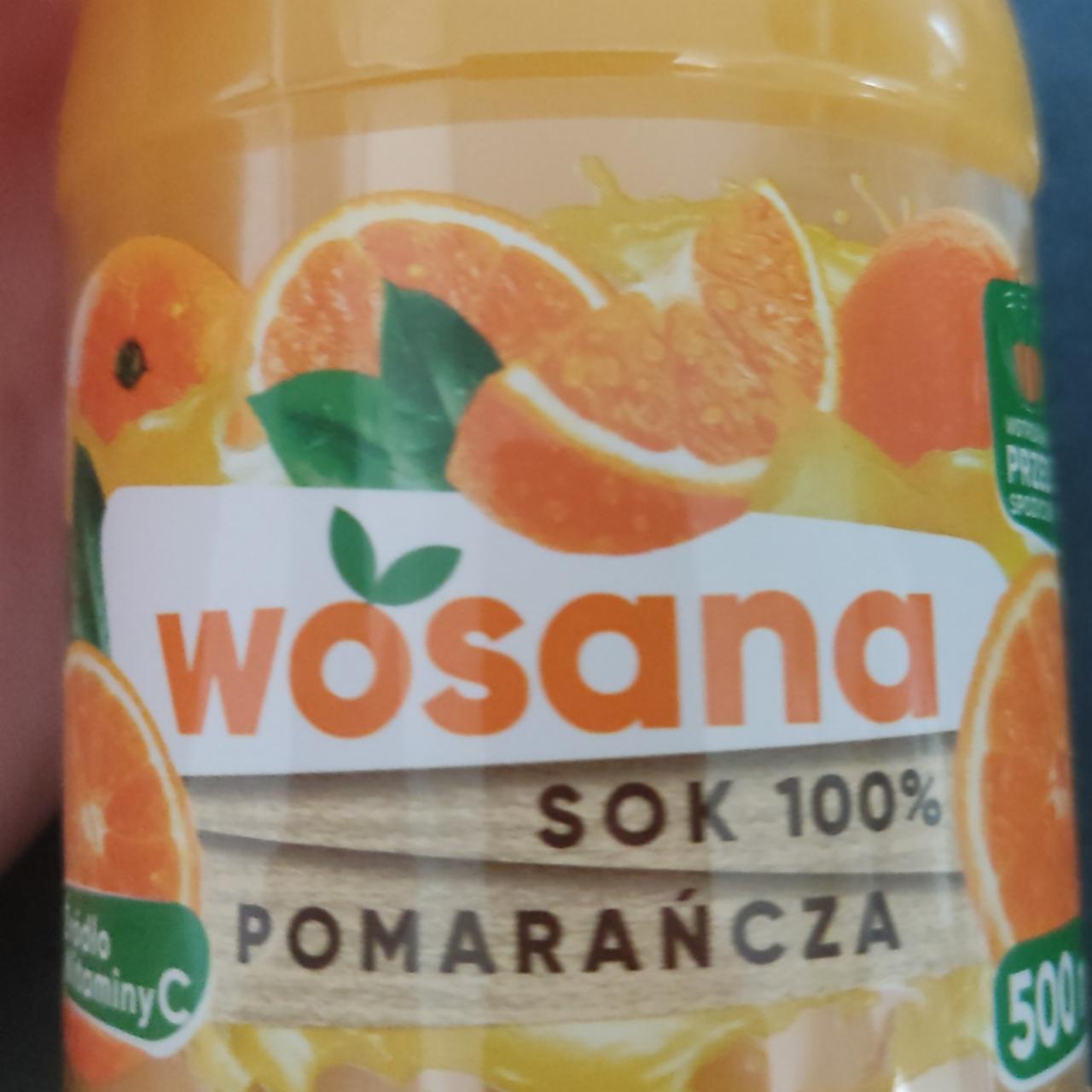 Zdjęcia - Sok 100% pomarańcza Wosana