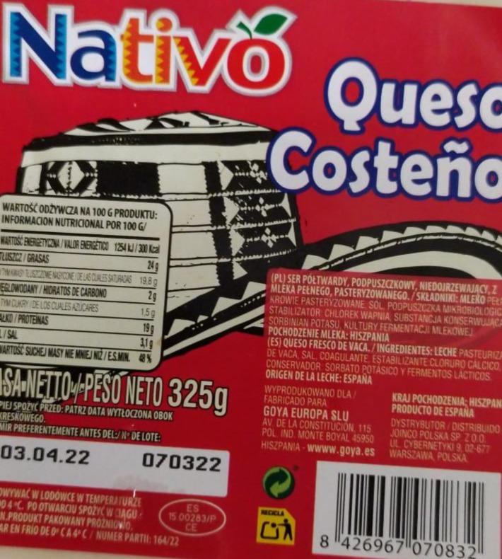 Zdjęcia - Nativo Queso Costeno