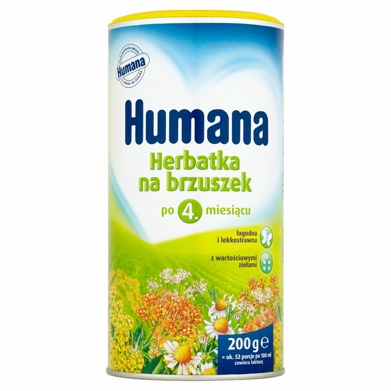 Zdjęcia - Humana Herbatka na brzuszek po 4. miesiącu 200 g