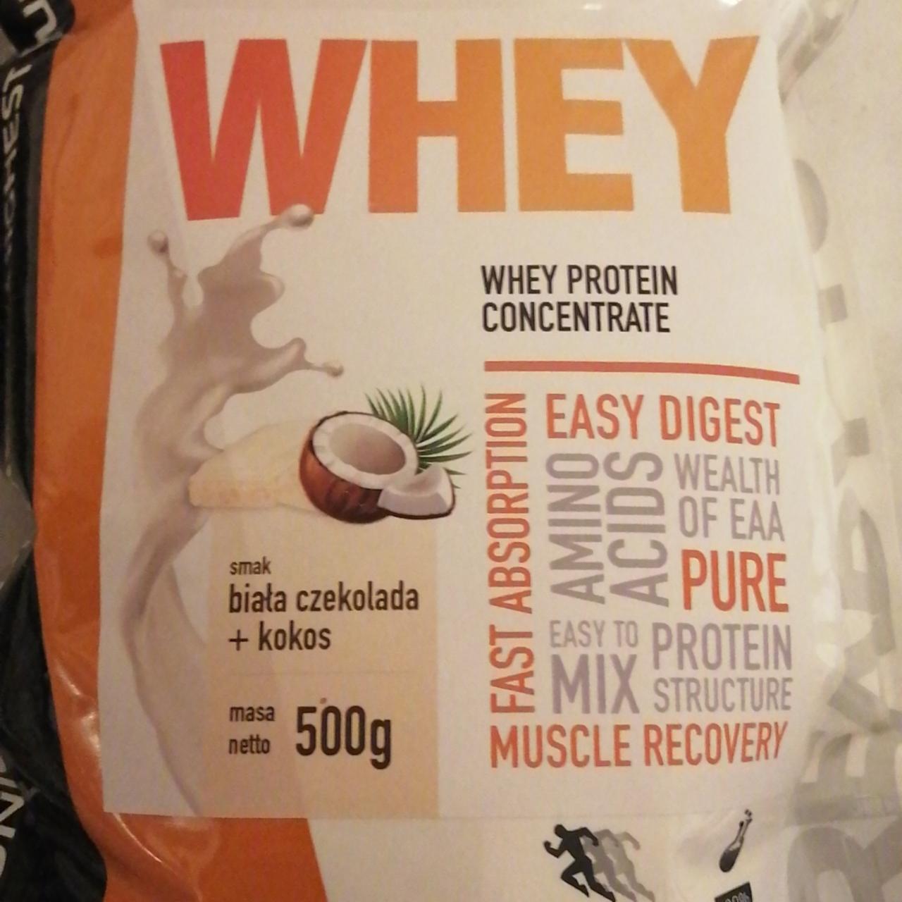 Zdjęcia - Whey Protein concentrate kokos biała czekolada