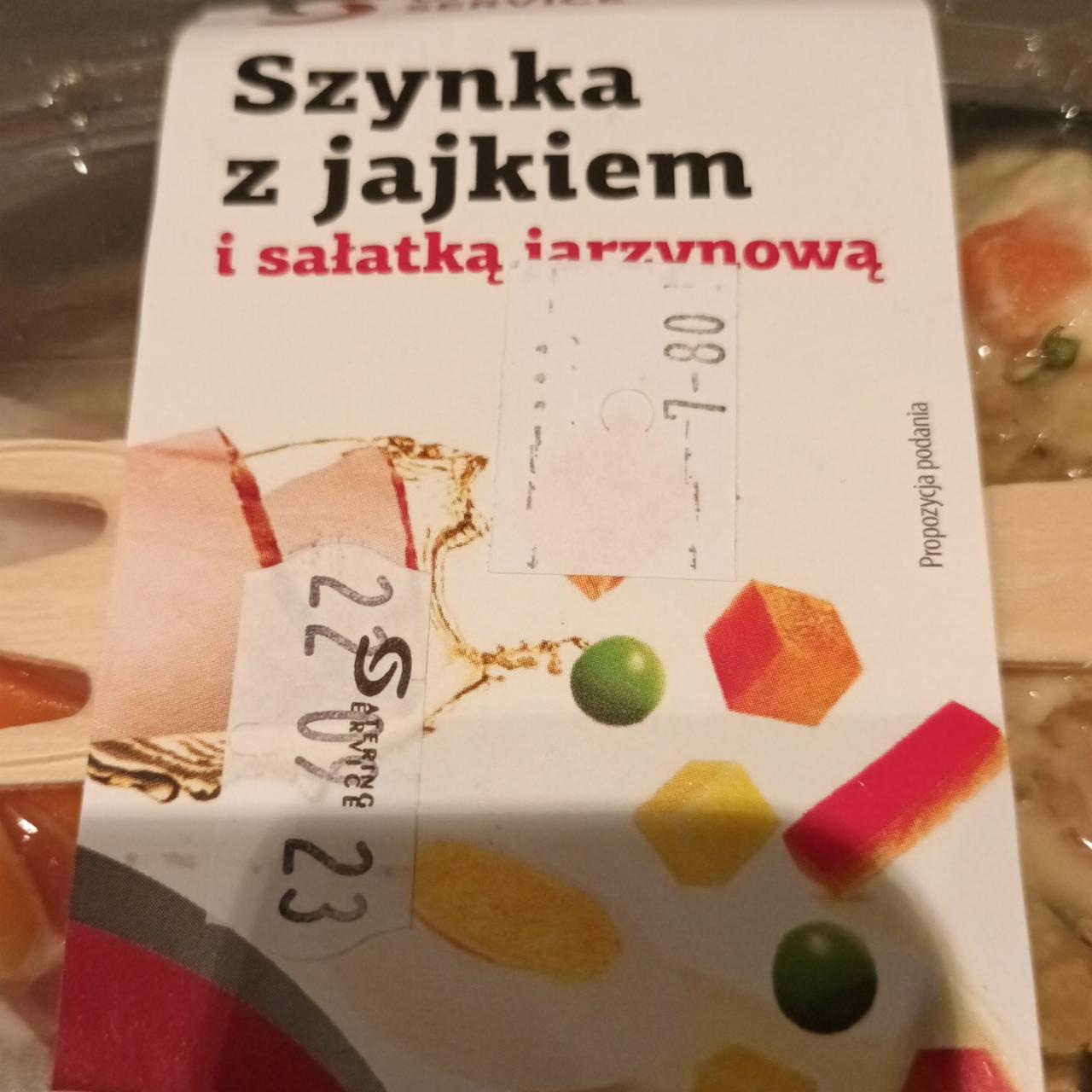 Zdjęcia - Szynka z jajkiem i sałatką jarzynową Catering Service