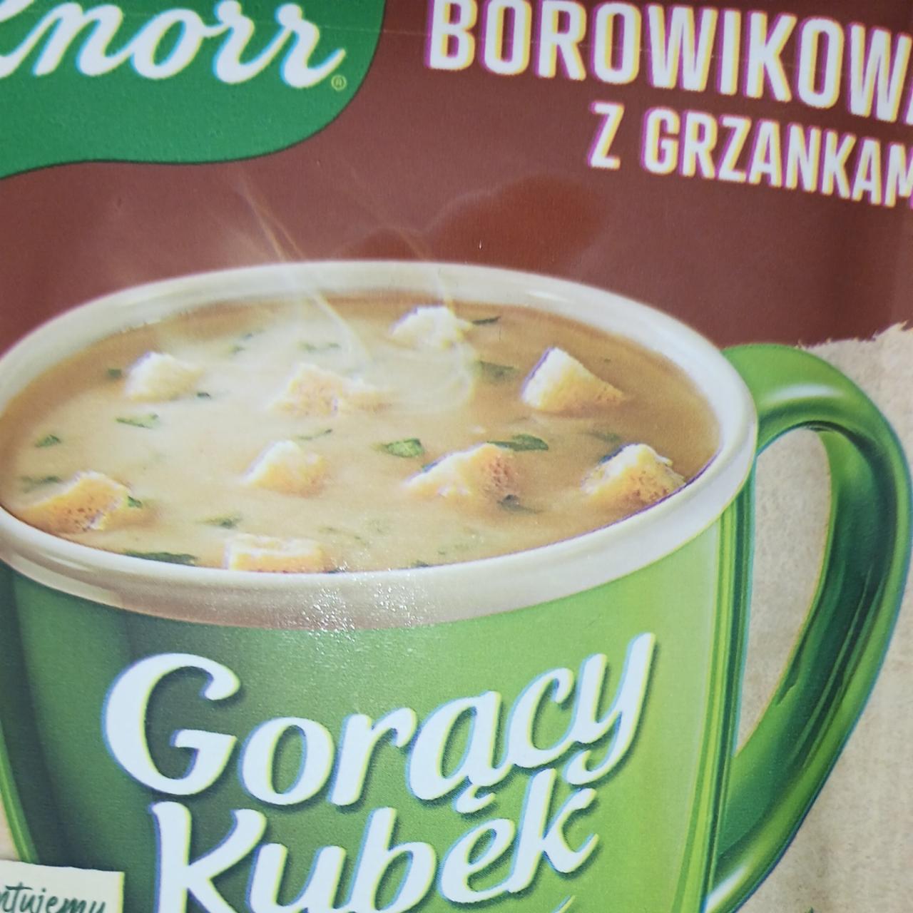 Zdjęcia - Knorr Gorący Kubek Borowikowa z grzankami 15 g