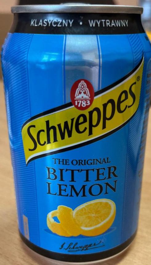 Zdjęcia - Napój gazowany o smaku cytrynowym bitter Lemon schweppes