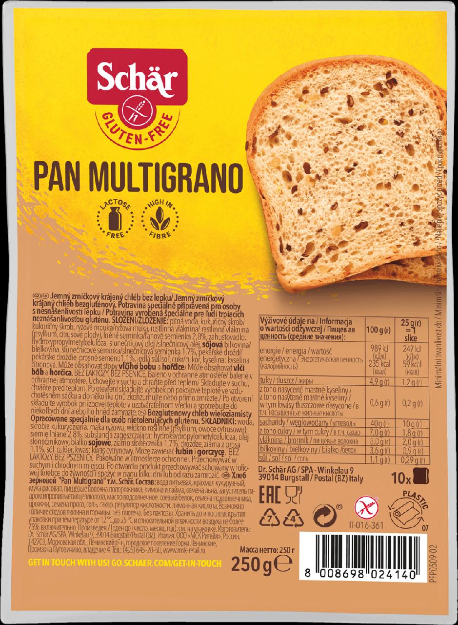 Zdjęcia - Pan Multigrano Bezglutenowy chleb wieloziarnisty Schär