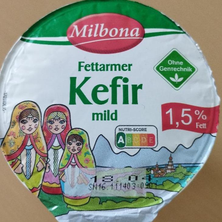 Zdjęcia - Fettarmer Kefir mild 1,5% Fett Milbona