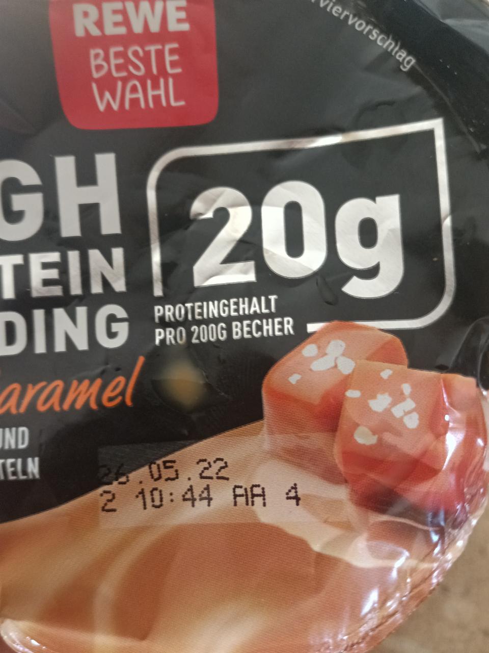 Zdjęcia - high protein puding karamell Rewe