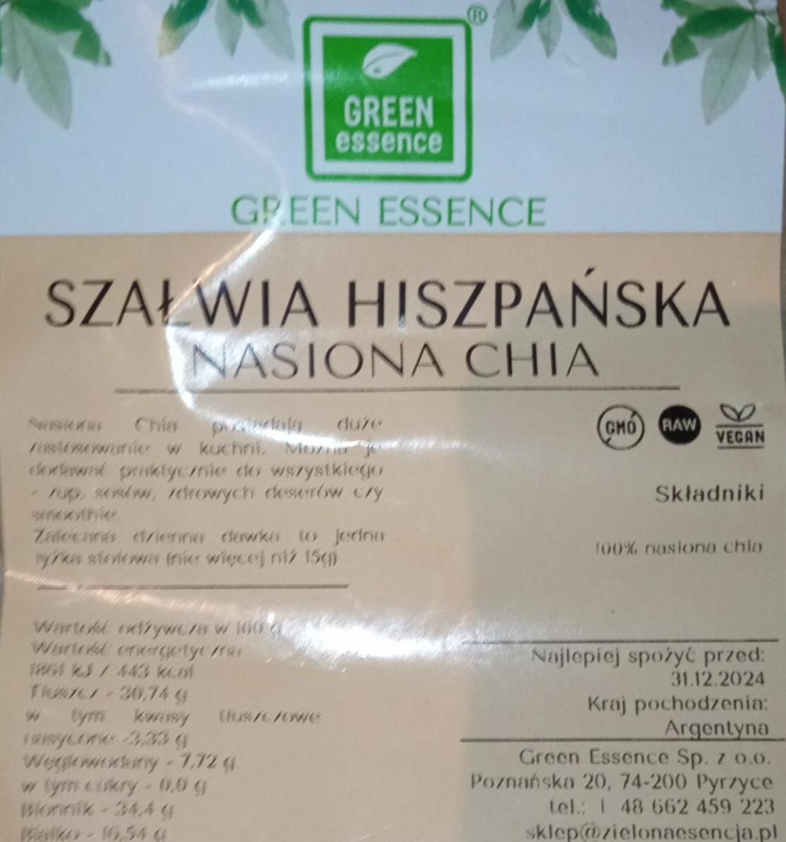 Zdjęcia - Szałwia hiszpańska nasiona chia Green essence
