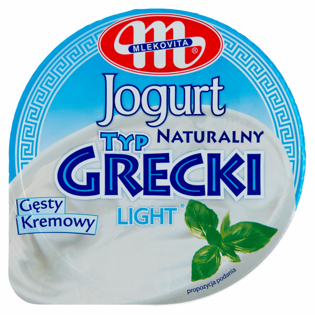 Zdjęcia - Jogurt naturalny typ grecki light Mlekovita