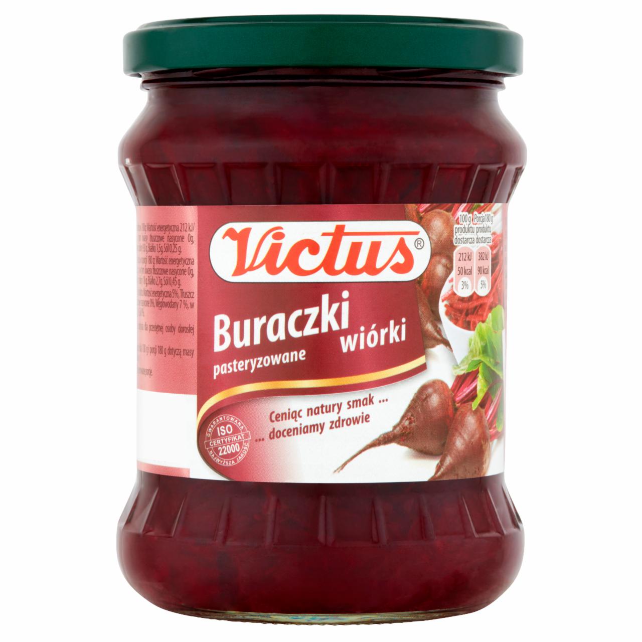 Zdjęcia - Victus Buraczki wiórki pasteryzowane 420 g