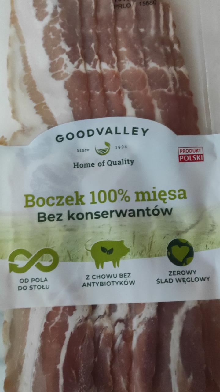 Zdjęcia - Goodvalley Boczek 100% mięsa 100 g