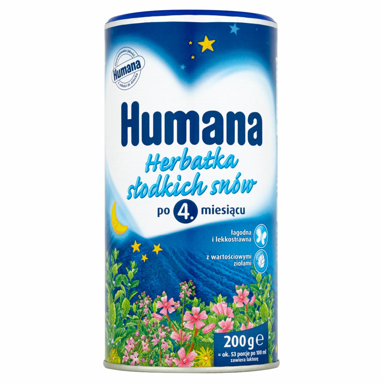 Zdjęcia - Humana Herbatka słodkich snów po 4. miesiącu 200 g