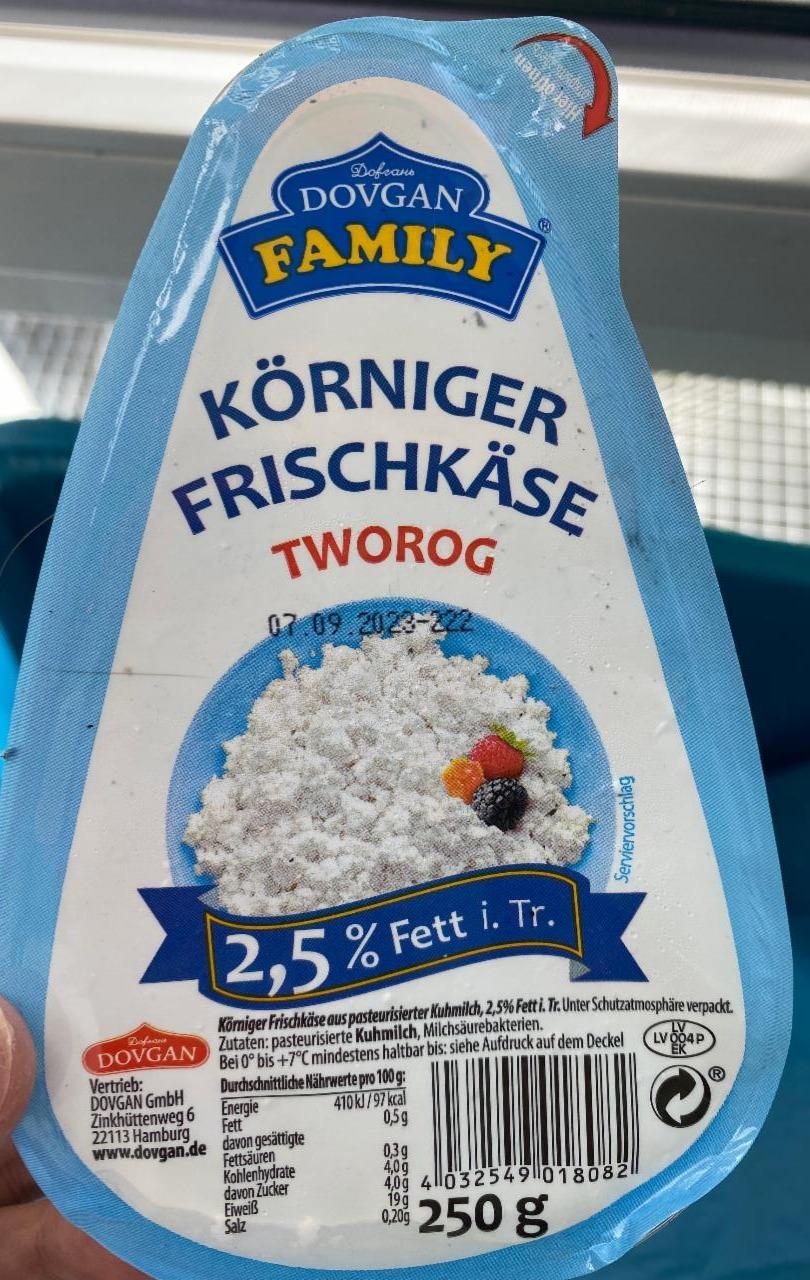 Zdjęcia - Körniger Frischkäse Tworog Dovgan Family