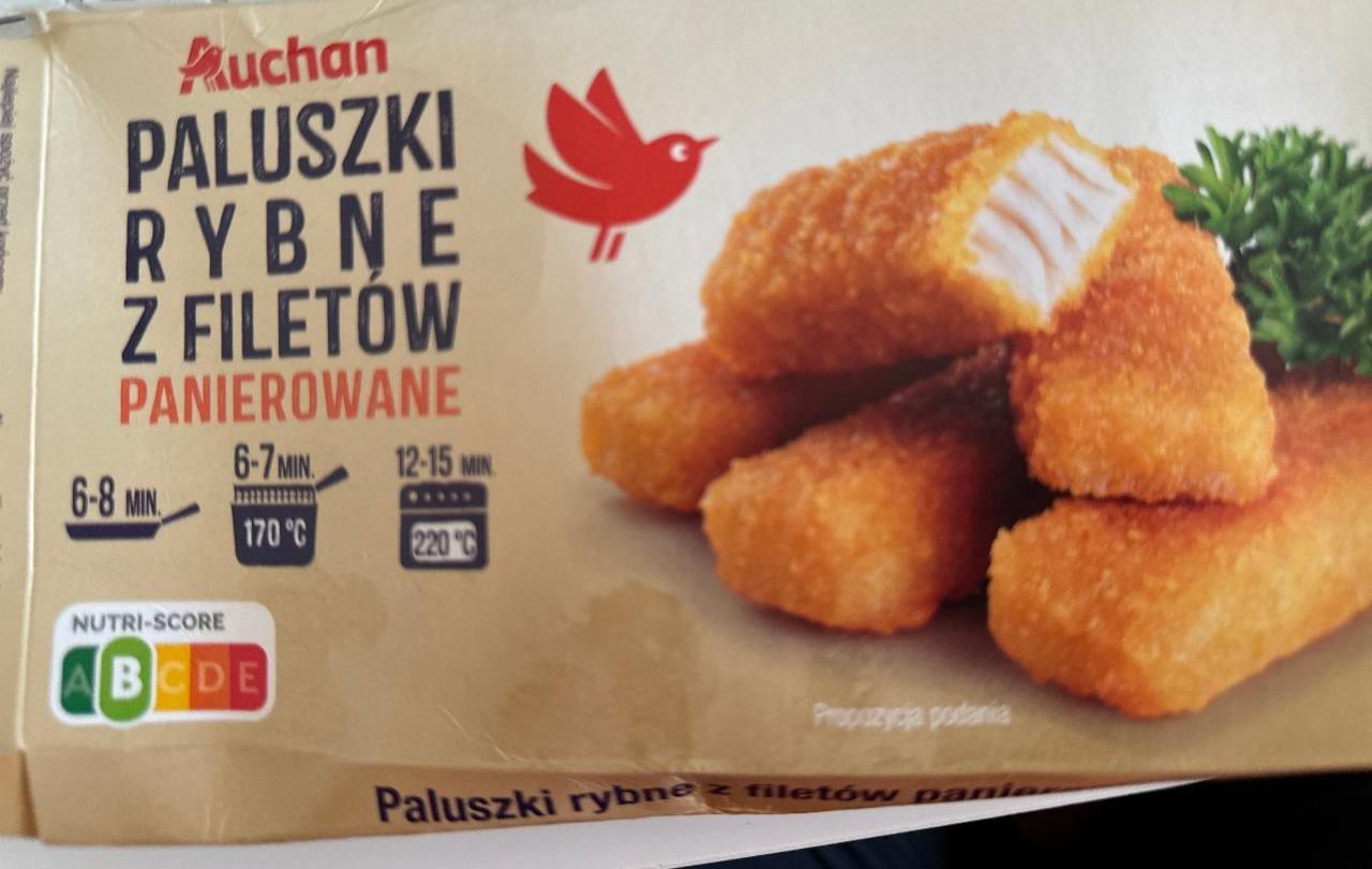 Zdjęcia - Paluszki rybne z filetów panierowane Auchan