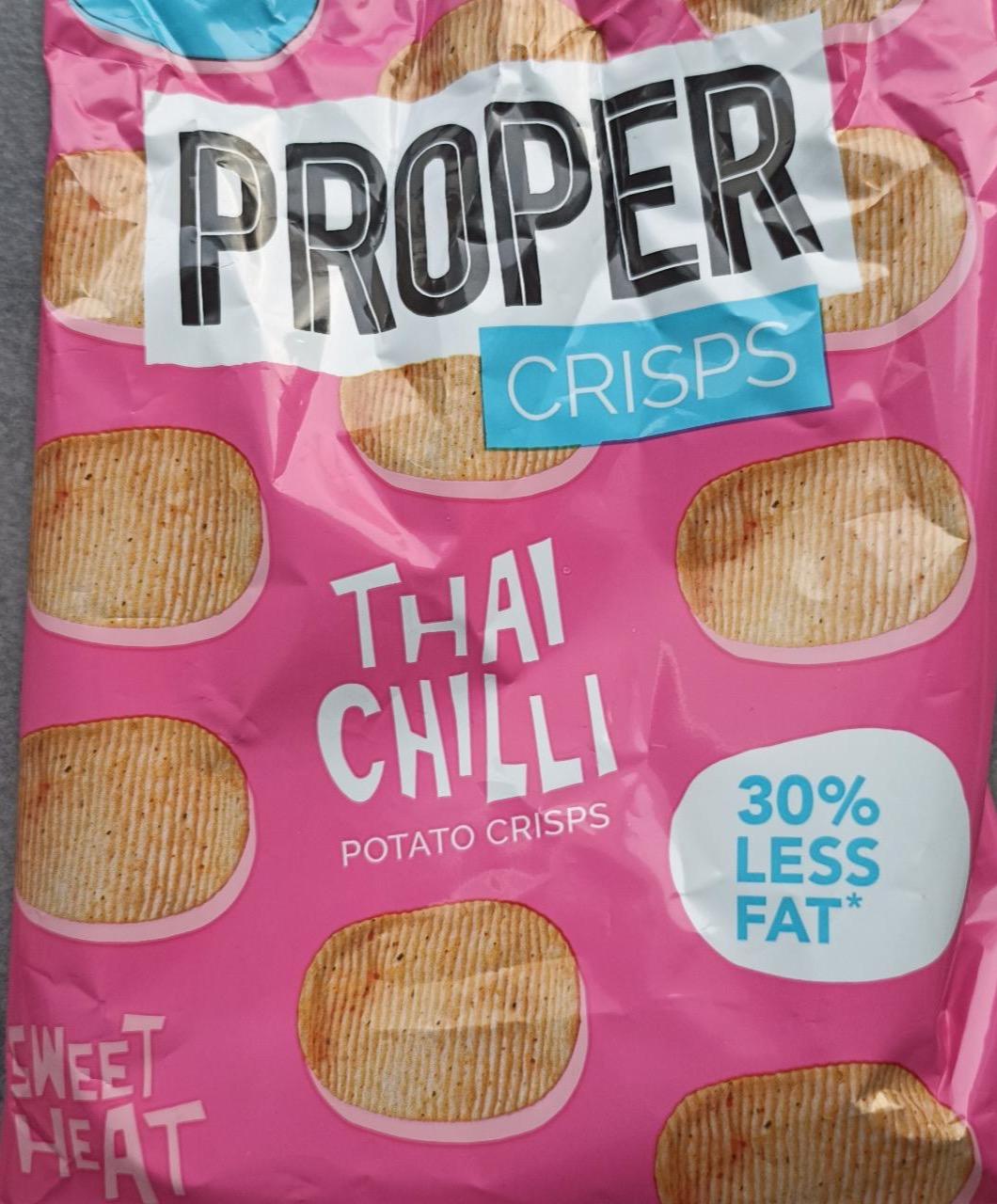 Zdjęcia - Thai chilli potato crisps Proper Crisps