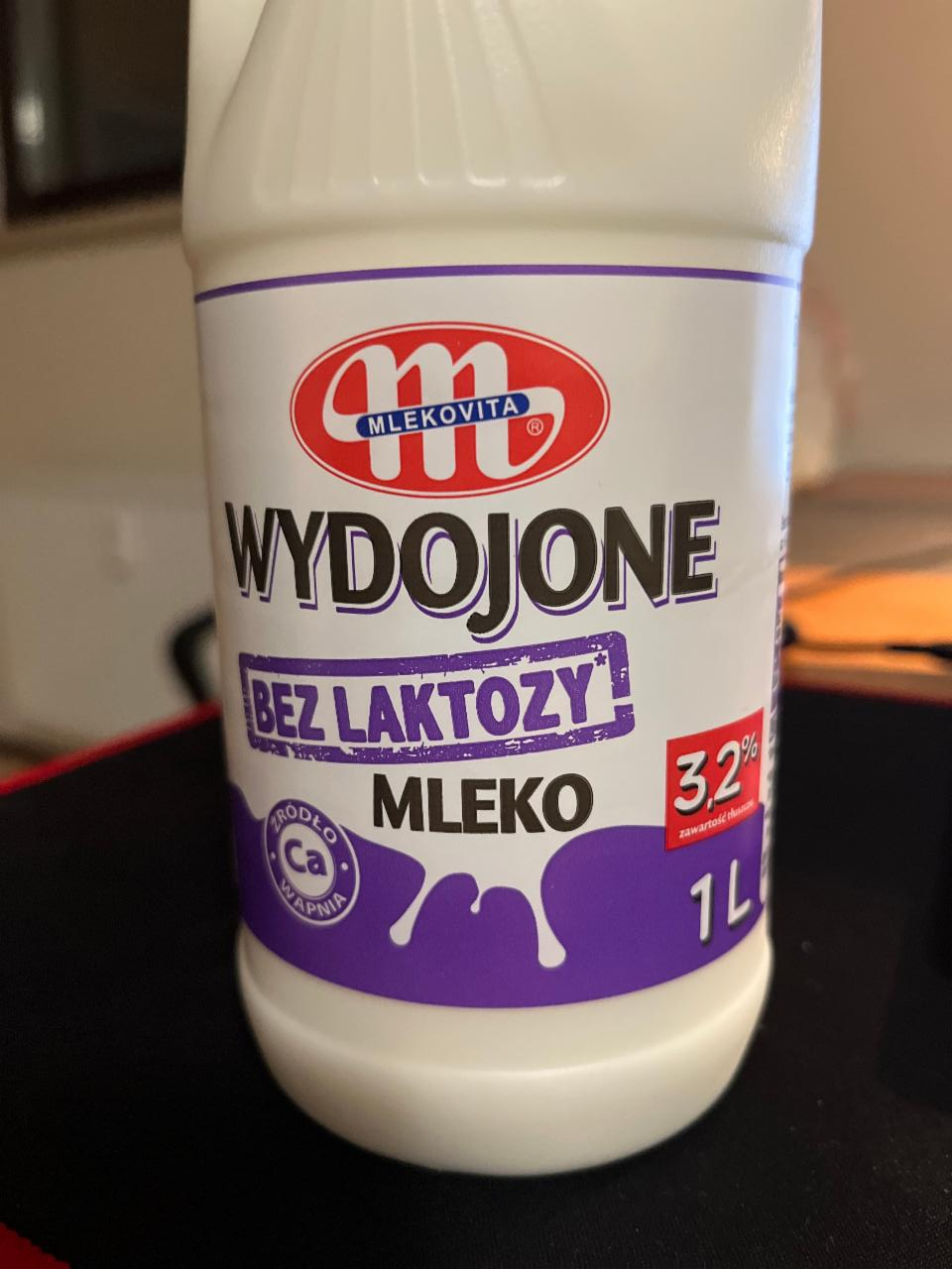 Zdjęcia - Mlekovita Wydojone Mleko bez laktozy 3,2 % 1 l