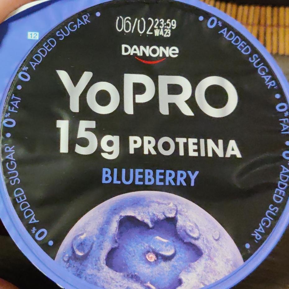 Zdjęcia - YoPro 15g proteina Blueberry Danone